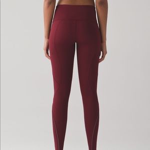 Lululemon cadence crusher right deep rouge size 2